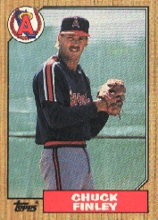 1987 Topps Baseball Cards      446     Chuck Finley RC